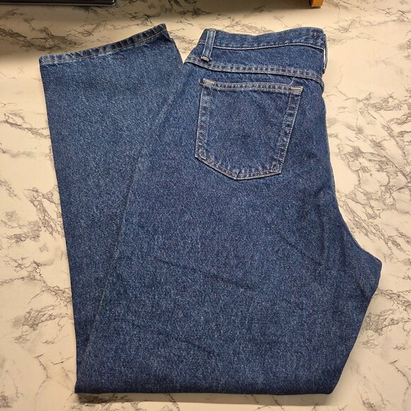 Riders By Lee 16 M Medium Wash Denim Blue Relaxed Straight Leg Jeans - Picture 1 of 11